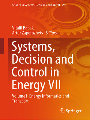 cover image of Systems, Decision and Control in Energy VII